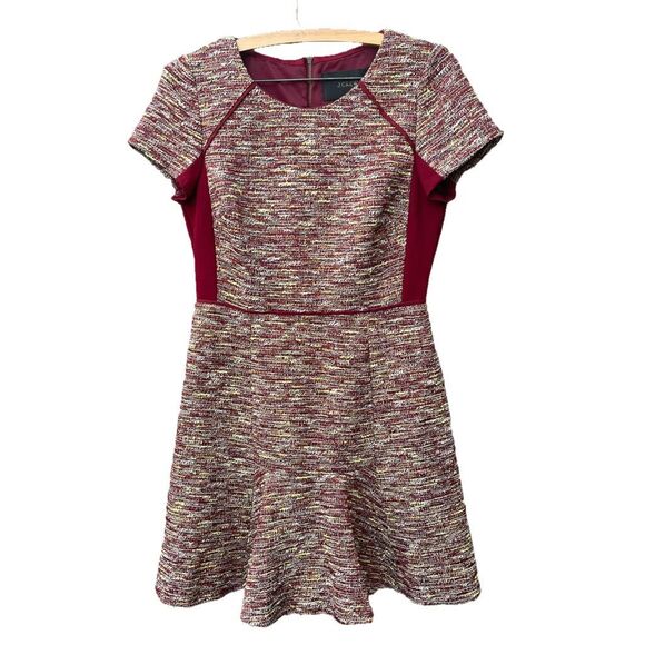 J.Crew size4 mixed colors tweet and ponte’ knit dress. - Picture 3 of 7